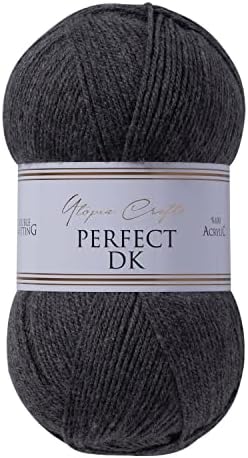 Utopia Crafts DK Double Knitting Yarn, 100g (Baby Pink)