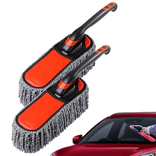 Brosse à poussière voiture pour nettoyer le tableau de bord sans rayer les surfaces délicates - 8