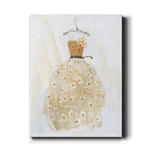 Renditions Gallery Ball Gown I Wall Art, Premium Gallery Wrapped Canvas Decor, Ready to Hang, 12 in H x 8 in W, Made in America Print
