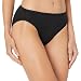 Amazon Essentials Damen Slip aus Baumwolle mit hohem Beinausschnitt Plus, Schwarz, Größe 1X