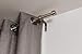 Umbra Cappa Curtain Rod, Includes 2 Matching Finials, Brackets & Hardware, 72 to 144-Inches