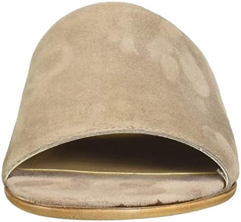Bella Vita TES-Italy Slide Sandal Heeled, Taupe Italian Suede Leather, 5 M US | Image 1