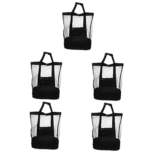 VALICLUD Barnförvaringsorganisatör 5 St Hopfällbar Väska Reseförvaringsväska Strand Diverse Förvaringsväska Leksaker Förvaringspåse Förvaringsorganisator Annan Strandleksaksväska