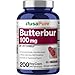 Best Butterbur Extract 50mg 180caps (NON-GMO & Gluten Free) - Headache & Migraine Relief, Reduces Inflammation, Relieves Cold, Spasms & Pains ★100% MONEY BACK GUARANTEE!★