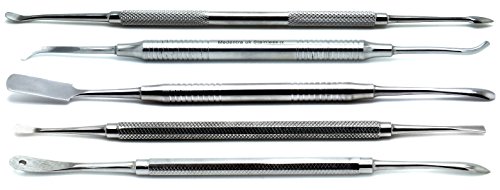 Dental Periosteal Allen P9A, Molt 24G, Freer, Pritchard, Buser Elevator Oral Surgical Implant 5 Pieces Instruments #TOP1