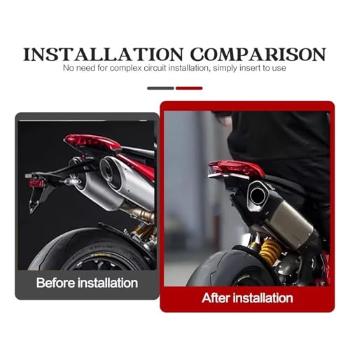 Support Plaque Ducati Hypermotard 950 Alléger Arrière Moto Bavette - 5