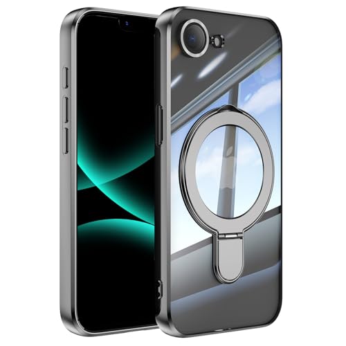 JOOBOY �X�}�z�P�[�X �Ή� iPhone 16e iPhone 17e ���p �P�[�X MagSafe�Ή� �N���A ���� �����O�t�� ���b�L�d�グ �����Y�J�o�[�t�� �\�t�gTPU �ϏՌ� ���ɋ����w�� ���C�����X�[�d �X�g���b�v�z�[���t�� �A�C�t�H��1