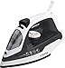 ZOYER 1200-Watt Steam Iron for Clothes Compact Size with Ceramic Soleplate - Light-Weight Medium-Sized Non-Stick Iron with 8-Feet Cord Great for Travel & Home - Gray