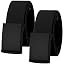 2pk Black Buckle - Black & Black