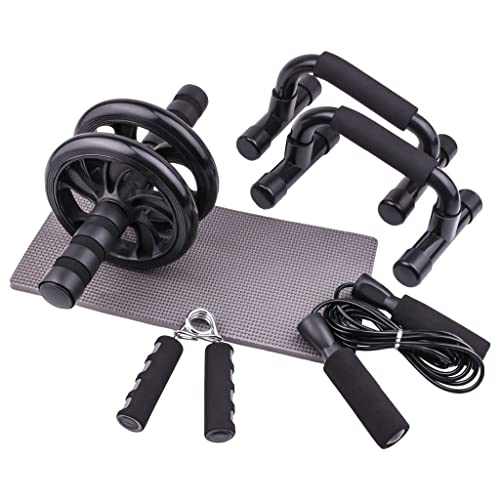 Roue abdominale avec support de musculation pour éviter le mal de dos - 4
