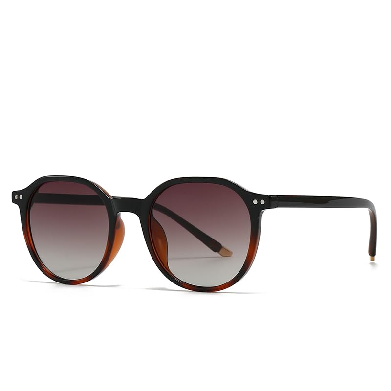 Moda Fotografia uliczna Retro Literackie Okulary przeciwsłoneczne Nowoczesny urok Styl Okrągłe okulary przeciwsłoneczne