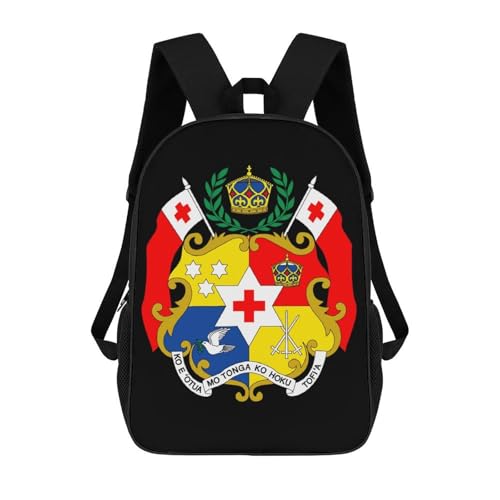 Tonga National Emblem Tongan Unisex Backpack 17