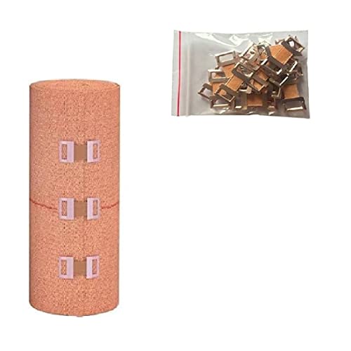 Image of Elastic Crepe Roll for Pain Relieve Crepe bandages (6 inches) Garam Patti