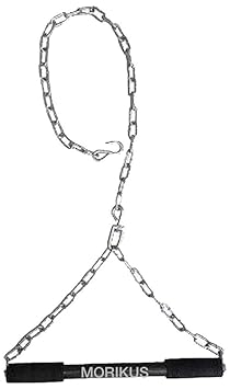 Chin up Bar, Steel Chin Up, Sangal Rod with Chain Hanging Rod ChinUp Bar, Height Increaser and Pull Exercise with Heavy Chain Rod and Foam Grip (6 FEET)