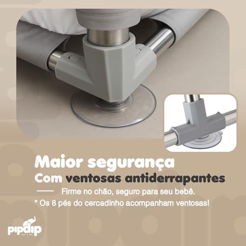 PIPDIP CERCADINHO GRADE CINZA 127X127CM