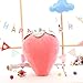 JunziWing Bella Bambola di Peluche alla Fragola, Simpatico Peluche alla Fragola, Cuscino Rosso alla Fragola, Regalo di Natale per Ragazze 60 Cm