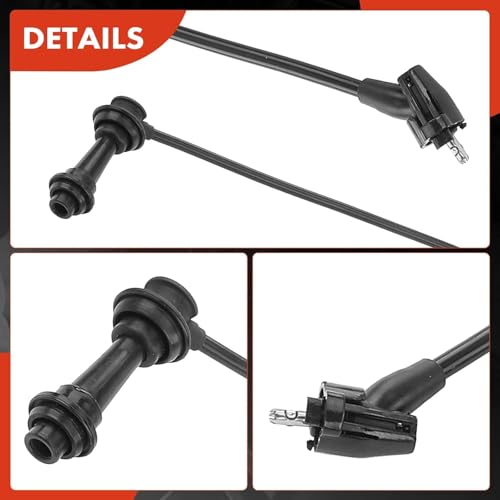 A-Premium Ignition Spark Plug Wires Set of 6 Compatible with Toyota Supra 1987 1988 1989 1990 1991 1992, 3.0L, Turbocharged by A-premium - Used condition - Image 7