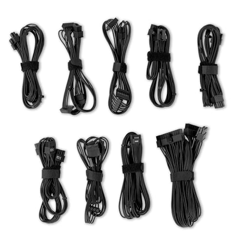 HUMMER GDM 850W Gold – Alimentatore modulare ATX 3.1 80 PLUS Gold, ventola silenziosa da 120 mm, PCIe 5.1, efficienza del 90%, cavi piatti extra lunghi - Alimentatore - Immagine 6