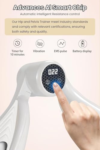 Image of Vibrating Portable Inner Thigh Master Pelvic Exerciser for Women & Men | Digital Counter | Adjustable Resistance Hip & Glute Workout Equipment | Thigh Master Pelvic Exerciser(Vibrating-Pelvic)