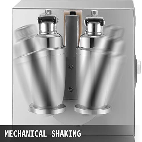 image for Happybuy 110V Electric Milk Tea Shaker Machine 120W 400r/min Stainless