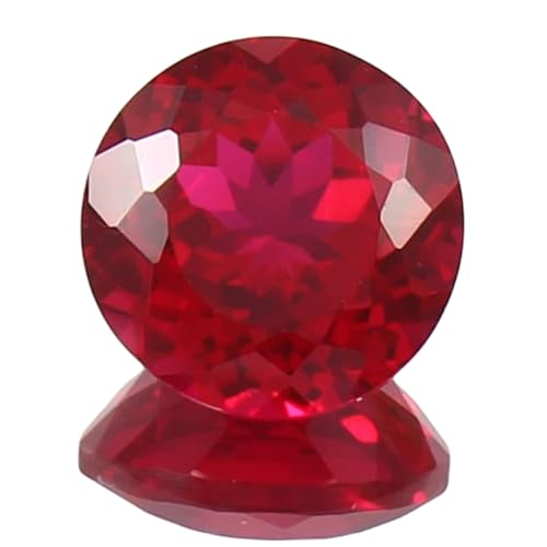 Rubis naturel rond 10 mm facetté : remplacez vos gemmes ternes sur bagues et colliers