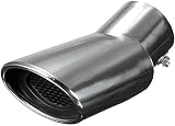 SUV Silver Exhaust Muffler Tail Pipe Tip Tailpipe for Honda CRV CR-V 2017 EX-L Sport Hyundai ix35