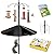 iBorn Bird Feeder Pole with Squirrel Baffle 78“ Wild Bird Feeder Pole Kit,Shepherd Hook with 19.5”Oversized Guard Baffles for Feeders Outdoor Hanging (Feeders NOT Included)