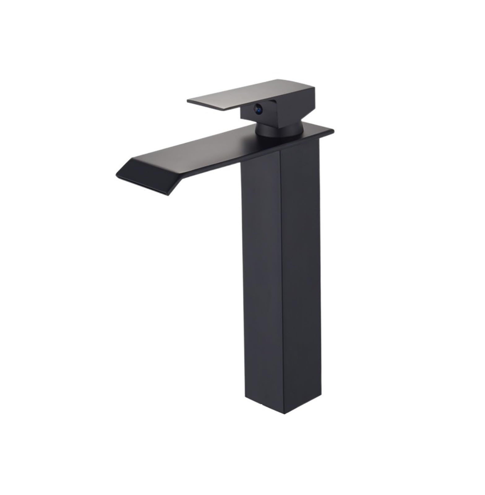Robinet de salle de bains cascade noir mat pour transformer votre espace en spa privé