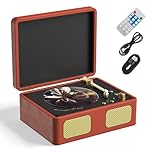 Portable CD Player with Bluetooth 5.4, CD Player with Speakers & Remote, Retro Rechargeable Music Player USB AUX, Small Disc Player for Home Car Travel, Birthday Gift for Music Lovers