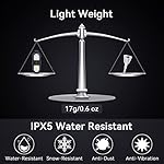 Clip on Flashlight, Running Light for Runners Rechargeable Safety Lights for Walking at Night Portable EDC Flashlight Gift for Runners Hands Free LED Work Light Warning Flashing Camping Hiking Gear - Image 4