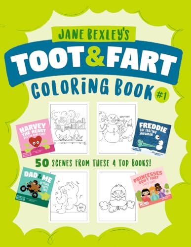 Toot and Fart Coloring Book #1: Funny Farting Coloring Pages For Kids (Toot and Fart Coloring Books) image 2
