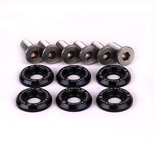 Skunk2 649-05-0215 Black Anodized Small Fender Washer Kit