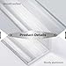 2 PCS Aluminum Angle Stock, 13 Inches Aluminum Angle Strips Mill Stock, 0.24 Inches Thickness Aluminum Bars for Industrial Use