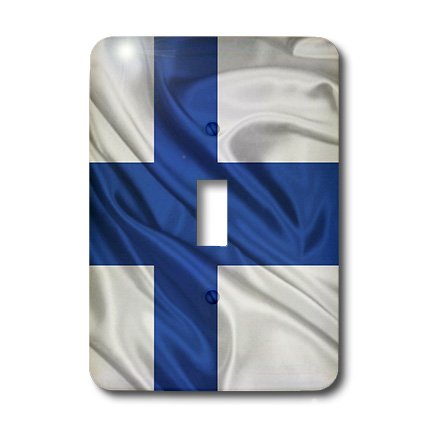 Interrupteur à baïonnette drapeau Finlande 3dRose LSP_28247_1 multicolore - 3