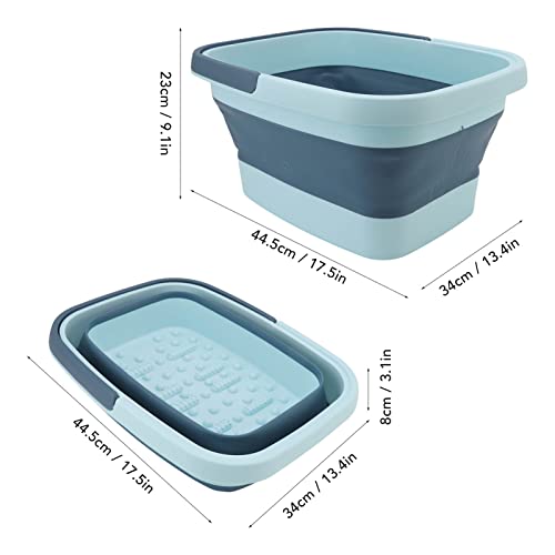 Masajeador para pies plegable de silicona para spa miniatura 5