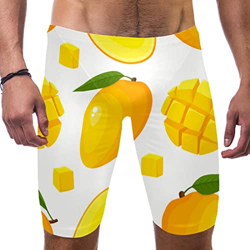 Traje de baño amarillo para hombre y niño, bañador de natación multicolor talla 3XL