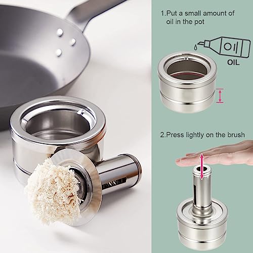 TIKUSAN Oil Brush for BBQ Grill Takoyaki Okonomiyaki Made in Japan (Large), Silver - Image 4