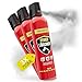 Produktbild Feuerlöscher Haushalt 3er Set - 750ml - für mehr Sicherheit im Alltag - Idealer Fettbrandlöscher für die Küche - Perfekt geeignet als Mini Feuerlöscher Auto - Löschspray sofort & sicher einsatzbereit
