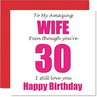 Funny 40th Birthday Cards for Wife - 40 I Still Love You - Happy Birthday Card for Wife from Husband Partner, Forty Fortieth Wifey Banter Birthday Gifts, 145mm x 145mm Joke Humour Greeting Cards