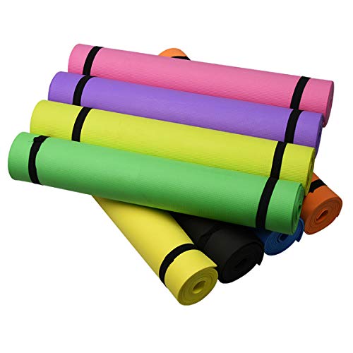 Camidy Yoga Mat EVA Non-Slip Durable Fitness Pad Workout Exercise Gym Pilates Meditation Accessory Tool - Thumbnail 6