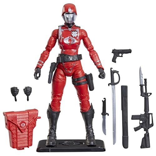 G.I. Joe Classified Series Retro Cardback Crimson Guard, Collectible 6 Inch Action Figure with 10 Accessories