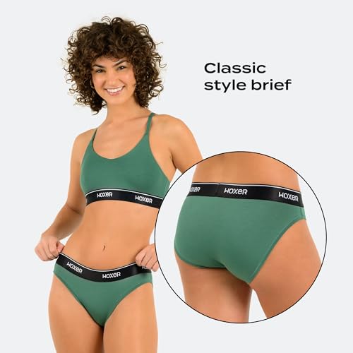 Woxer Womens Boxer Briefs Bikini Underwear, Bikini Style Panties, Soft Anti-Chafing, No Roll Inseam2