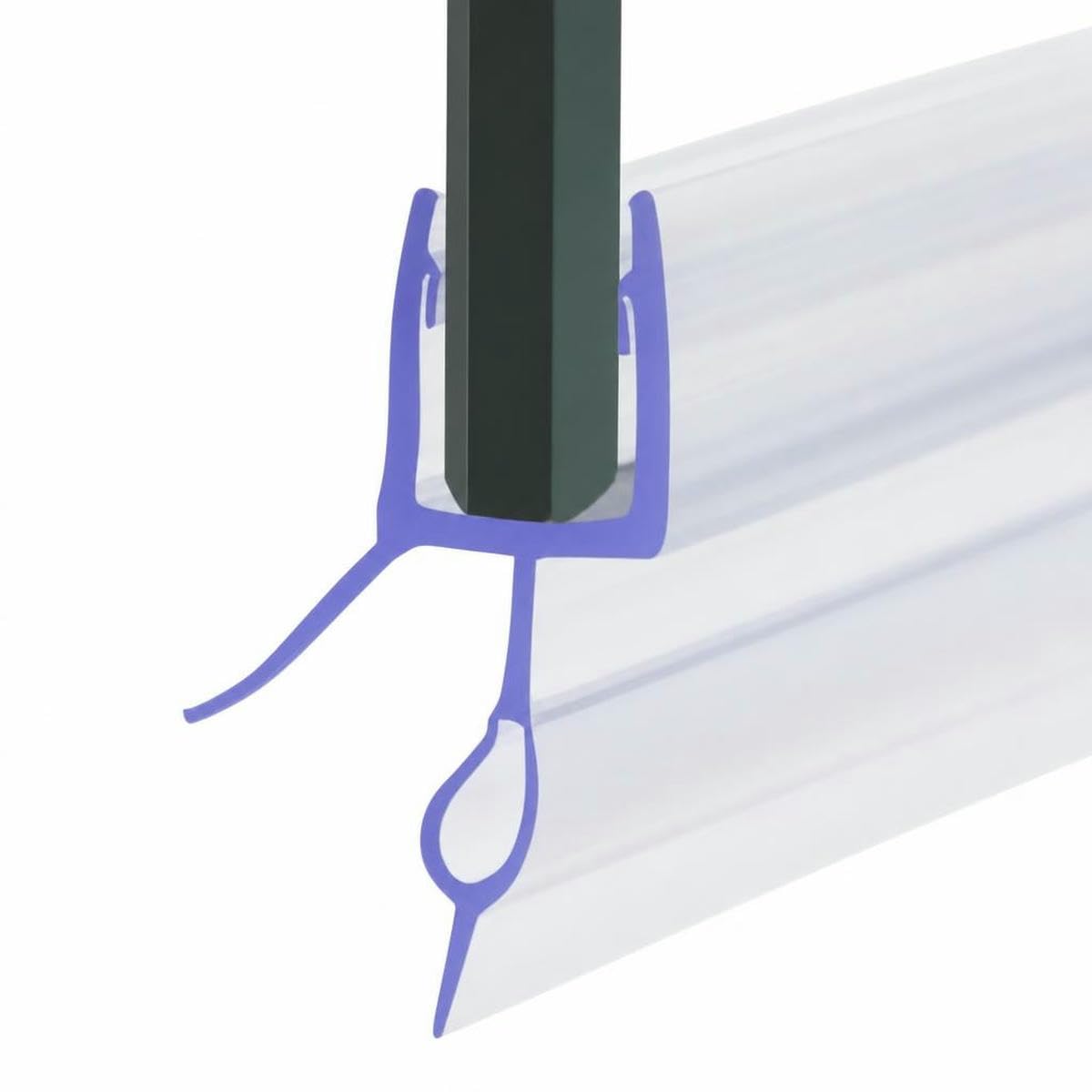 Jmgdj 14.0Mm Gap For 4-6Mm Glass Bath Shower Screen Door Seal Strip 4-6Mm Rubber Glass Door Weatherstrip Portable Up To 30Mm Window Glass Accessories Household-14.0Mm Gap-For 4-6Mm Glass-2Pcs 50Cm