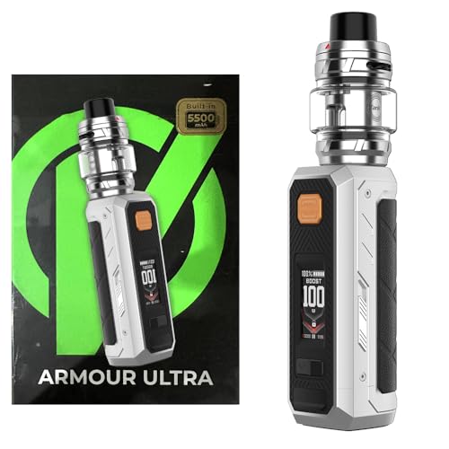 For Vaporesso Armour ULTRA Kit 100W | 5500mAh Batterie Armour Ultra Box Mod + 6ml iTank T(GTi 0.2Ω + 0.4Ω Dual Mesh Coils) Vaporisateur, Sans nicotine