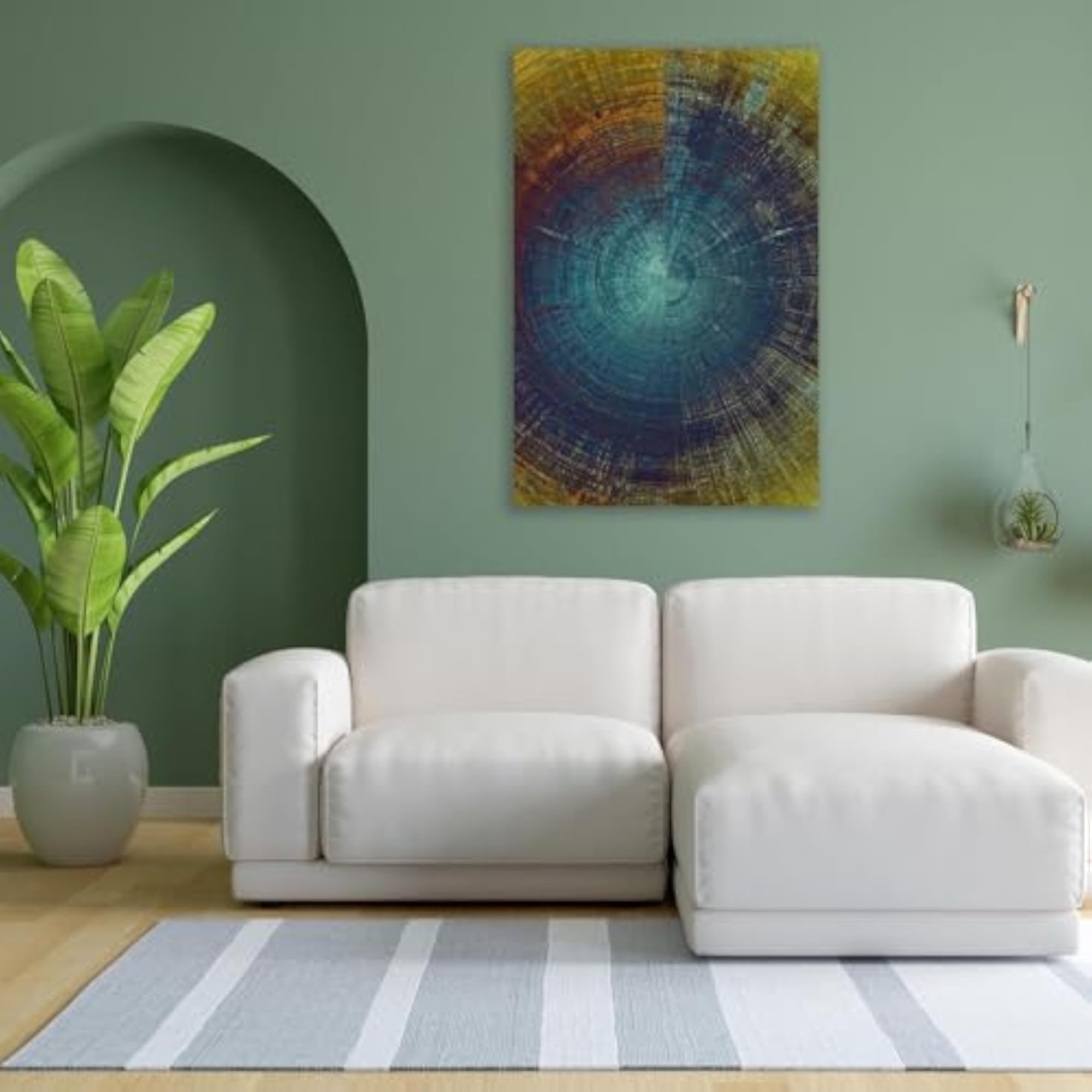 Abstract Artwork Vinyl Wall Sticker for Home Decoration