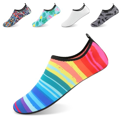 Barefoot Water Shoes for Women Men Non-Slip Yoga Socks Travel Slippers for Indoor Outdoor Beach Swim Surf Sport
