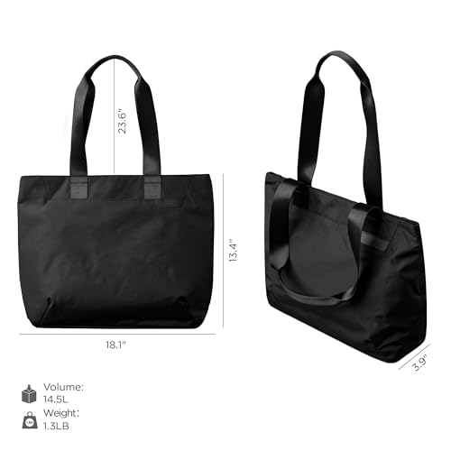 ALPAKA Elements Tote Bag and HUB Carabiner(L) - Travel Totes with Lightweight, 8 Internal Pockets, Magnetic Suction; Quick Release Keychain with Magnetic Belt Clip - EDC Carabiner for Keys.3