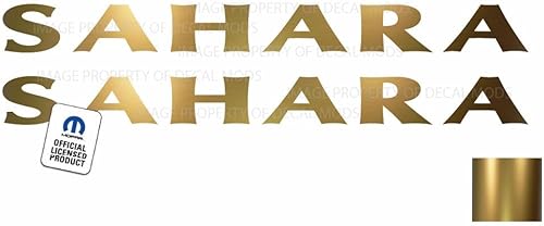 Miniatura 6 de Decal Mods Calcomanía gráfica para capó del Sahara, compatible con Jeep Wrangler JKJLJT (2007-2023), negro brillante CB (juego de 2)  SJ4T4