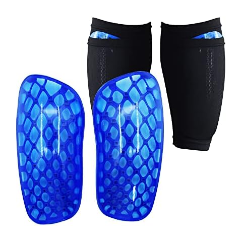 Senston Shin Pads with Sleeves Football Shinguards Unisex Adult/Youth Soccer Sport Protect Cover