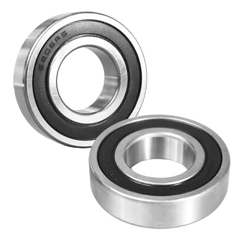 Flewdart 2pcs 6206 2RS roulement a bille 30x62x16mm, 6206-2RS 6206RS Scellés Carbone Acier pour Machines et Outils (6206-2RS 2pcs)